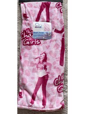Disney Channel Throwback Leopard Pink The Cheetah Girls Plush Throw Blanket NEW